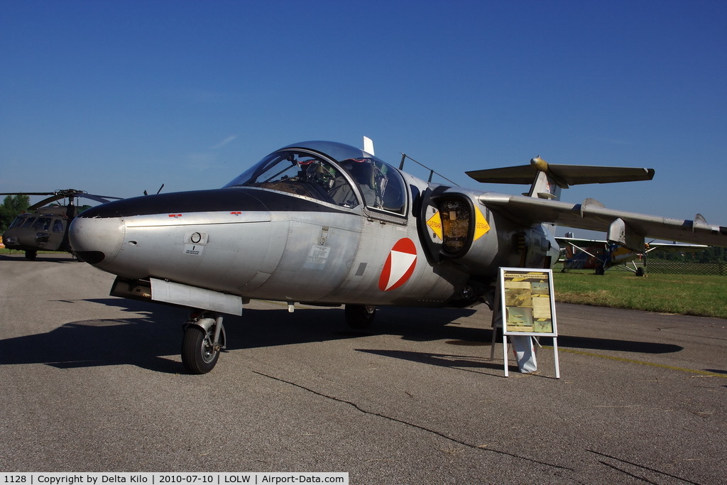 1128, Saab 105OE C/N 105428, 100 years Airfield Wels-Austria - Air Force Saab 105OE 