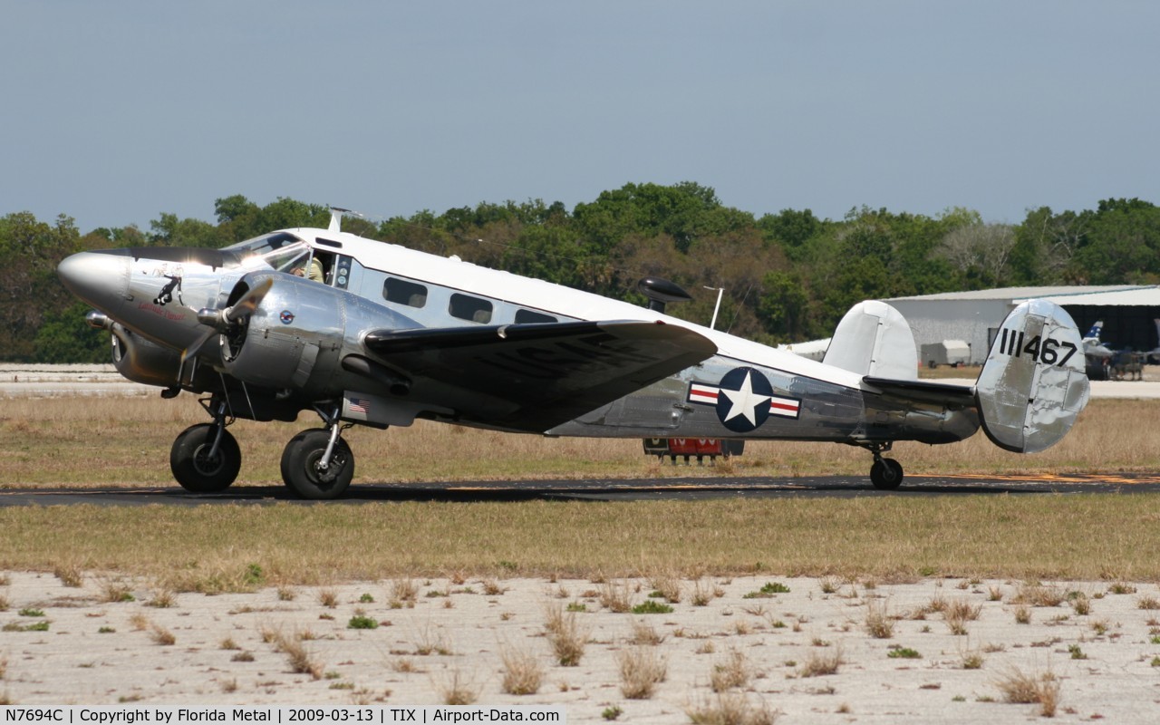 N7694C, 1951 Beech C-45G Expeditor C/N AF-24, C-45