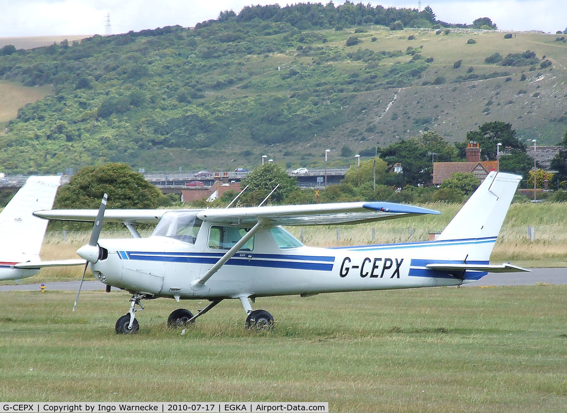 G-CEPX, 1983 Cessna 152 C/N 152-85792, Cessna 152 at Shoreham airport