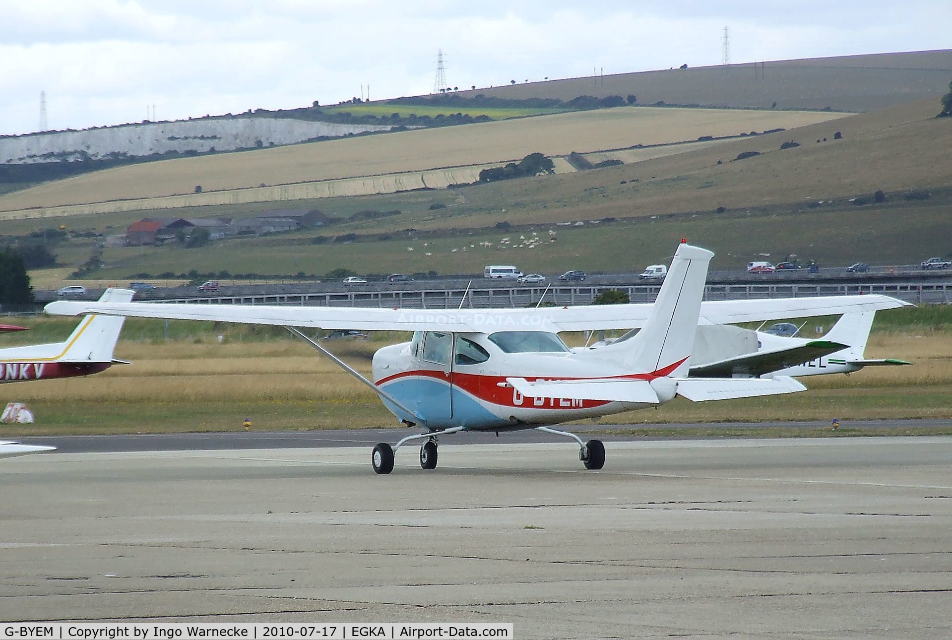 G-BYEM, 1979 Cessna R182 Skylane RG C/N R182-00822, Cessna R182 Skylane RG at Shoreham airport