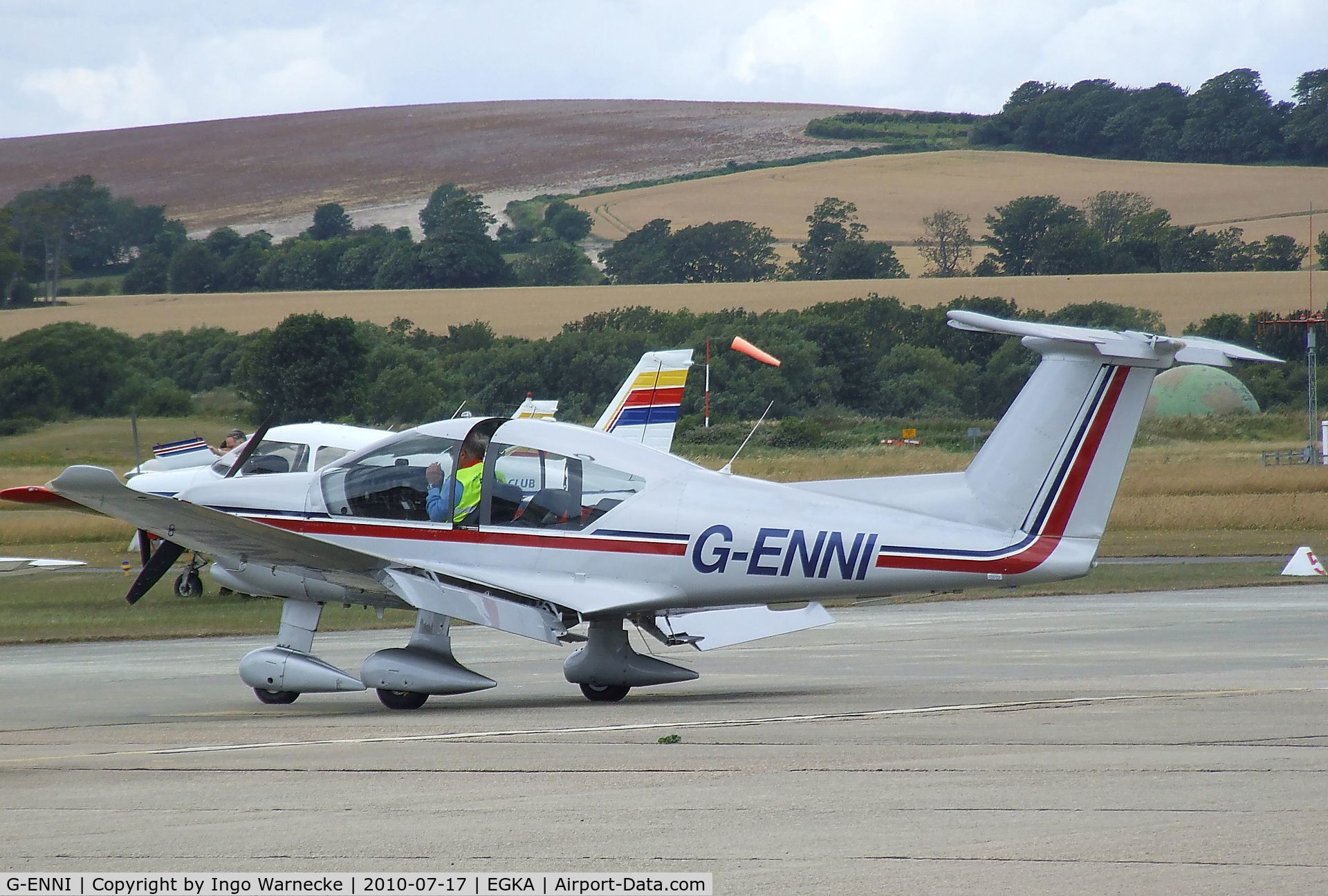 G-ENNI, 1987 Robin R-3000-180 C/N 128, Robin R.3000 at Shoreham airport