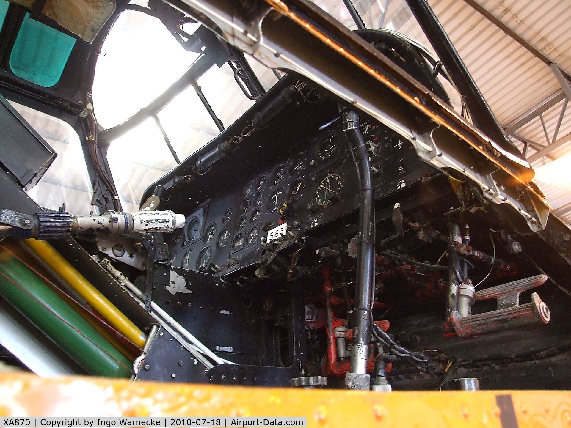 XA870, 1954 Westland Whirlwind HAR.1 C/N WA16, Westland Whirlwind HAR1 at the AeroVenture, Doncaster