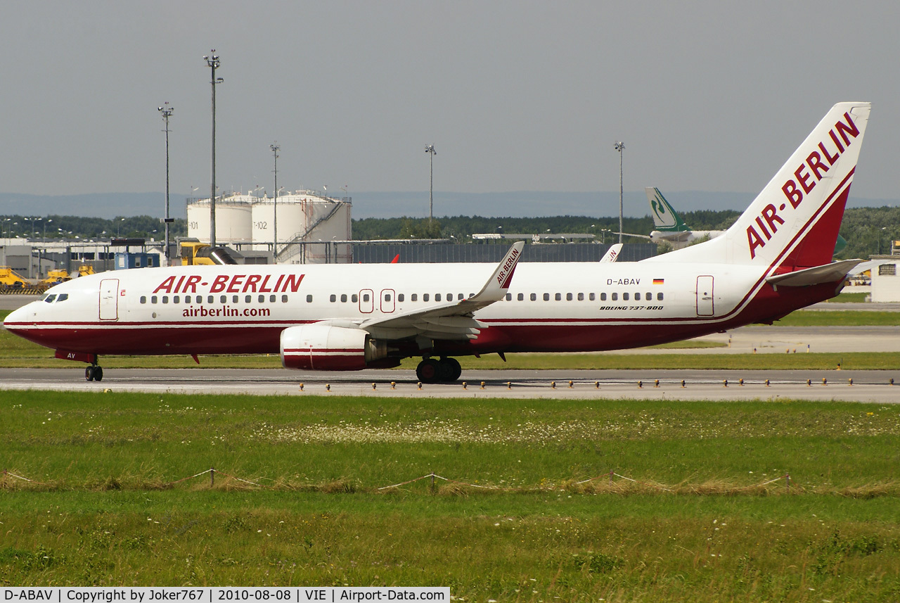 D-ABAV, 1999 Boeing 737-86J C/N 30498, Air Berlin