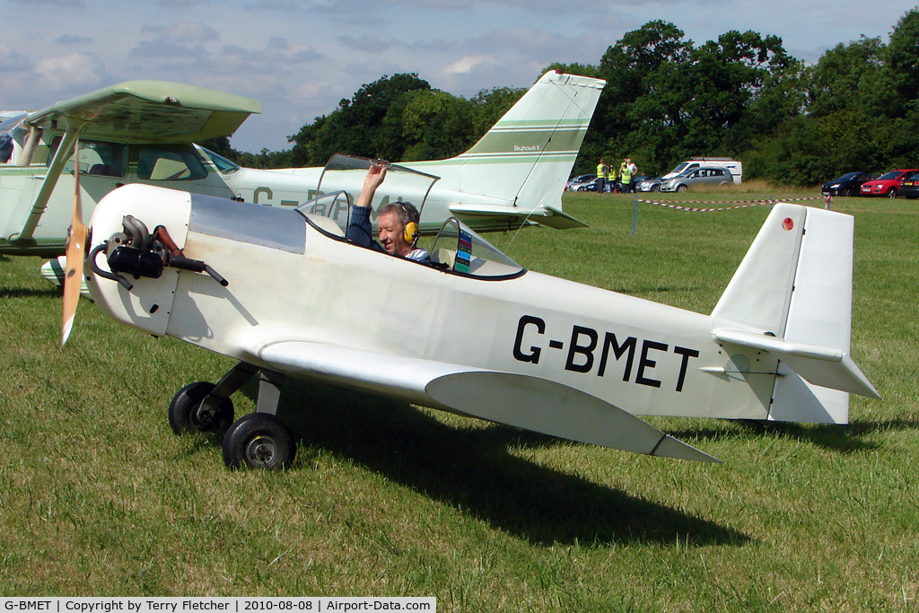 G-BMET, 1988 Taylor Monoplane C/N PFA 1465, 1988 Blythe M TAYLOR MONOPLANE, c/n: PFA 1465 at 2010 Stoke Golding Stakeout