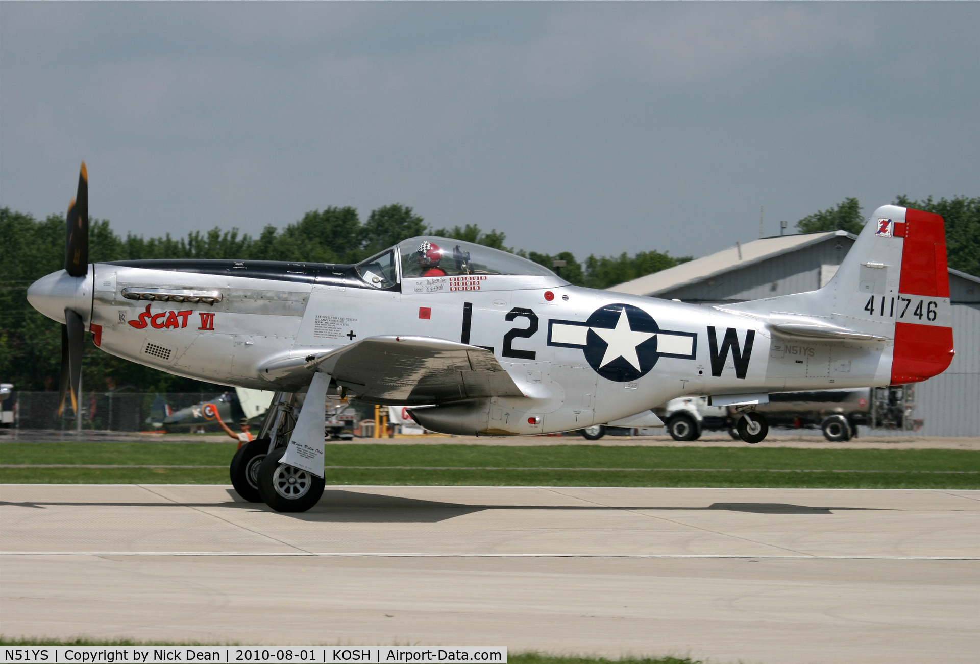 N51YS, 1945 North American P-51D Mustang C/N 122-39285, KOSH c/n 122-39285 as expected the FAA auto load is incorrect again