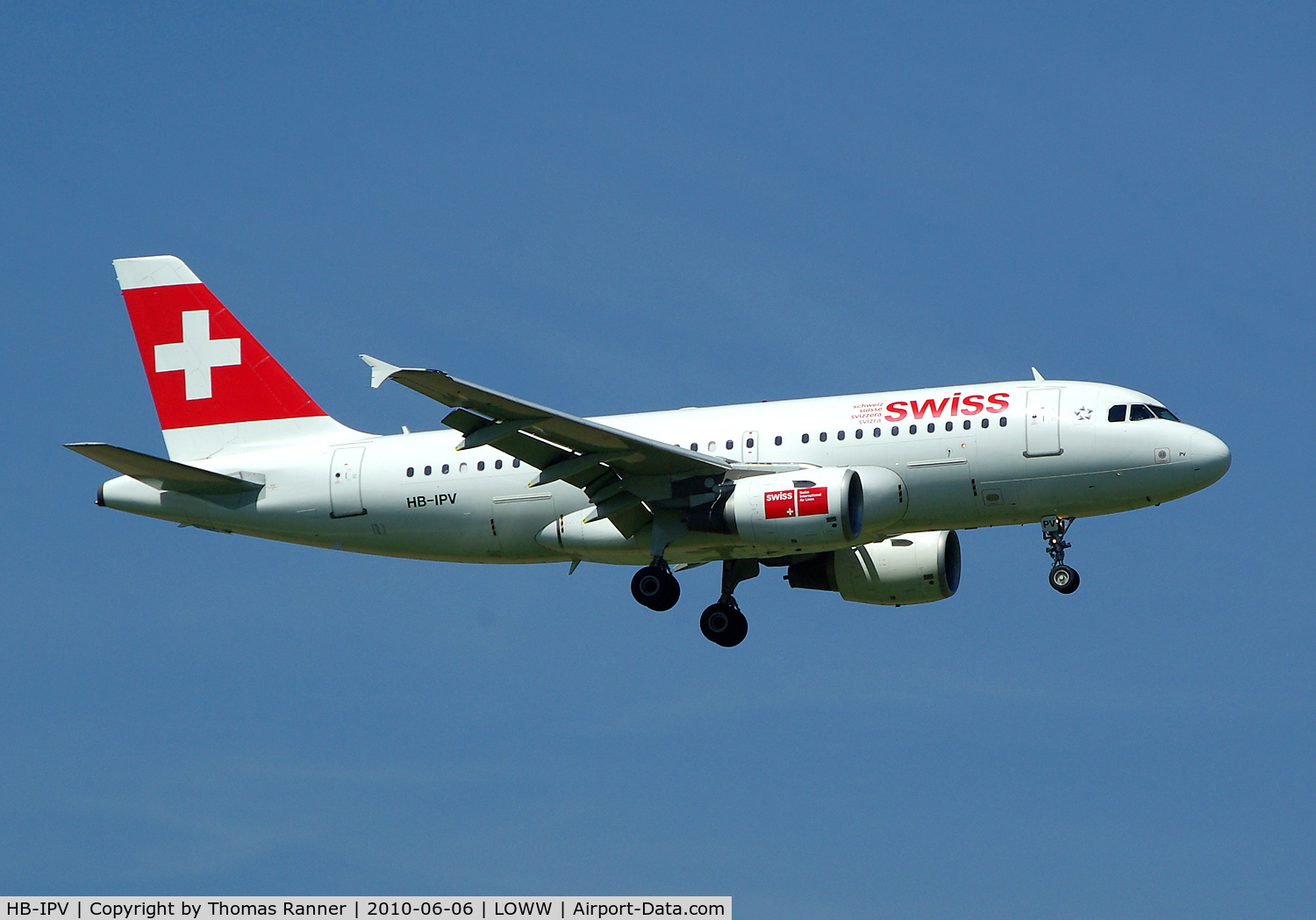 HB-IPV, 1996 Airbus A319-112 C/N 578, Swiss A-319