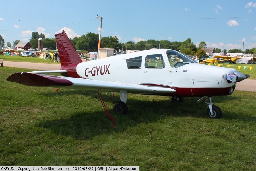 C-GYUX, 1971 Piper PA-28-140 Cherokee C/N 28-7125360, Airventure 2010 - Oshkosh, Wisconsin
