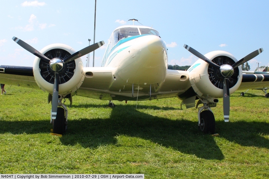 N404T, 1959 Beech E18S-9700 Twin Beech C/N BA-432, Airventure 2010 - Oshkosh, Wisconsin