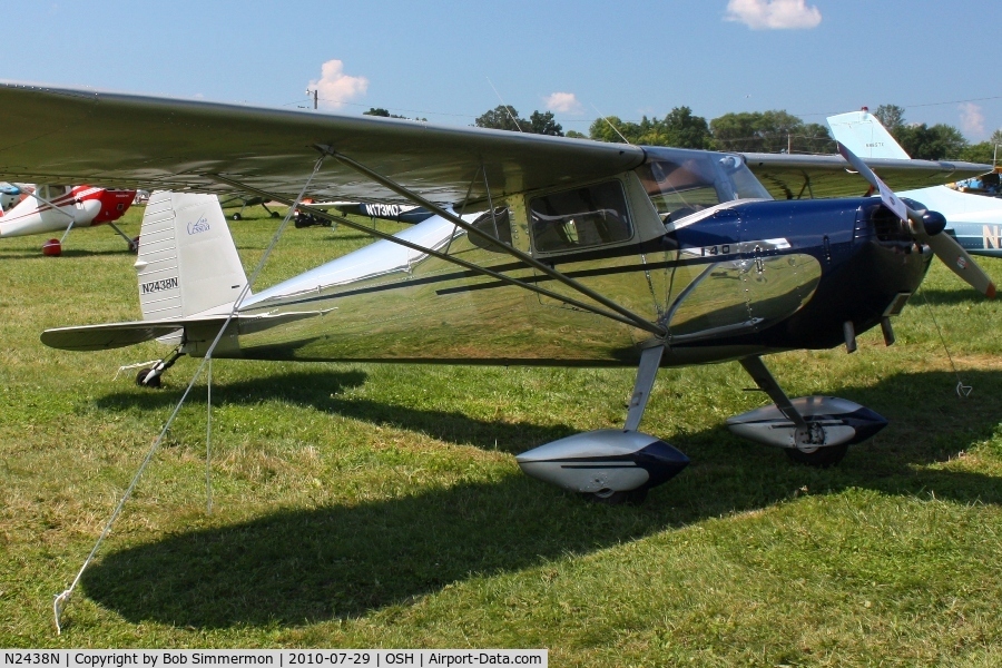 N2438N, 1947 Cessna 140 C/N 12691, Airventure 2010 - Oshkosh, Wisconsin