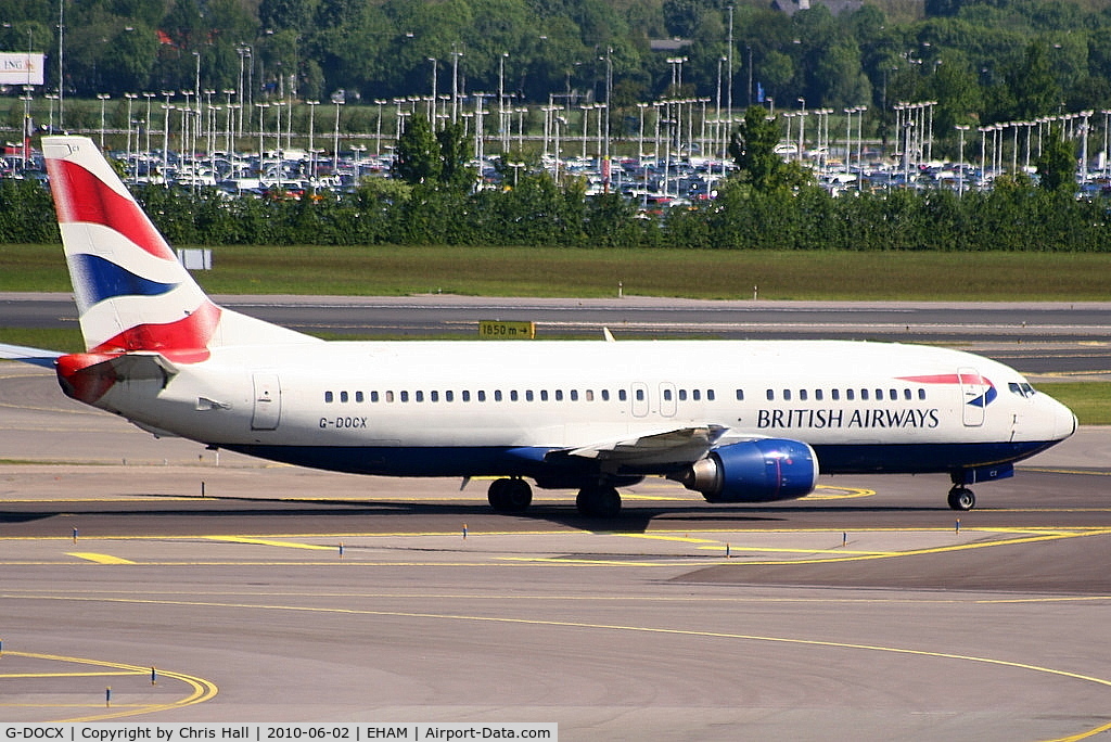 G-DOCX, 1993 Boeing 737-436 C/N 25857, British Airways