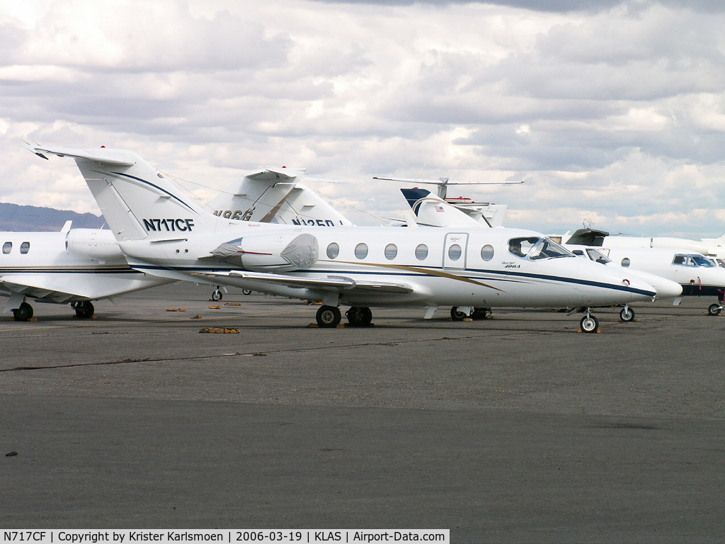 N717CF, 1998 Raytheon Aircraft Company 400A C/N RK-177, Parked in Vegas.