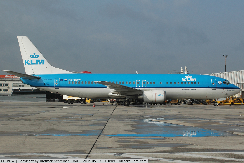 PH-BDW, 1990 Boeing 737-406 C/N 24858, KLM Boeing 737-400