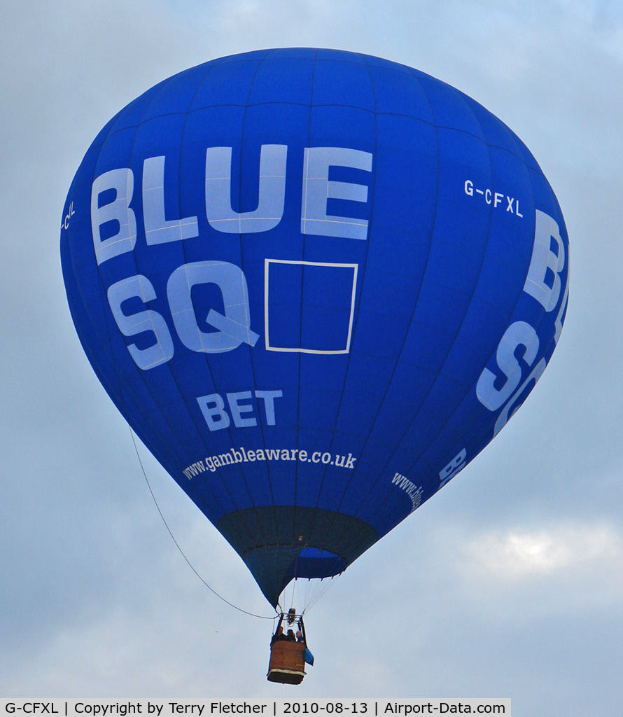 G-CFXL, 2009 Lindstrand LBL 90A C/N 1258, LINDSTRAND HOT AIR BALLOONS LTD 
Type: LBL 90A 
Serial No.: 1258 
at 2010 Bristol Balloon Fiesta