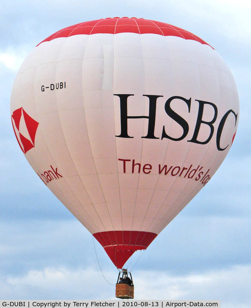 G-DUBI, 2006 Lindstrand LBL 120A C/N 1123, HSBC's 2006 Lindstrand Hot Air Balloons Ltd LBL 120A, c/n: 1123 at 2010 Bristol Balloon Fiesta