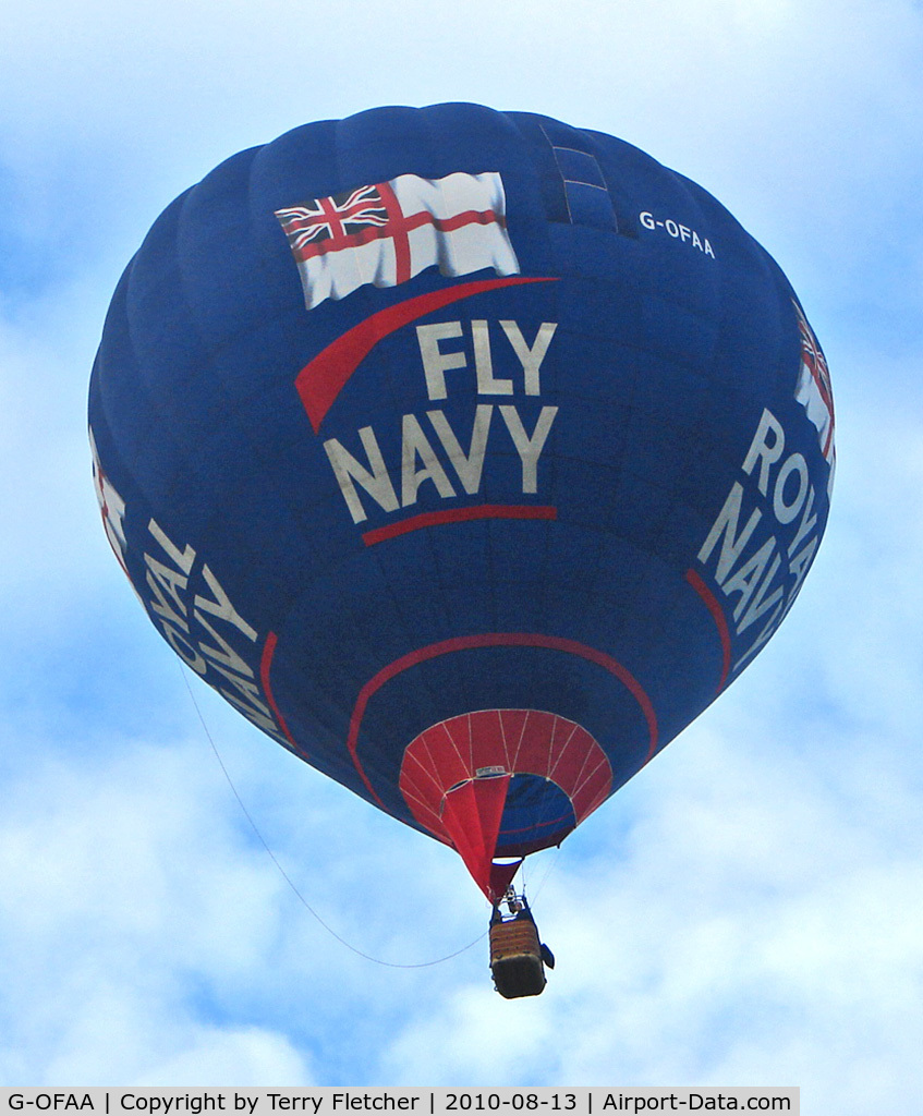 G-OFAA, 2006 Cameron Balloons Z-105 C/N 10886, 2006 Cameron Balloons Ltd CAMERON Z-105, c/n: 10886 at 2010 Bristol Balloon Fiesta