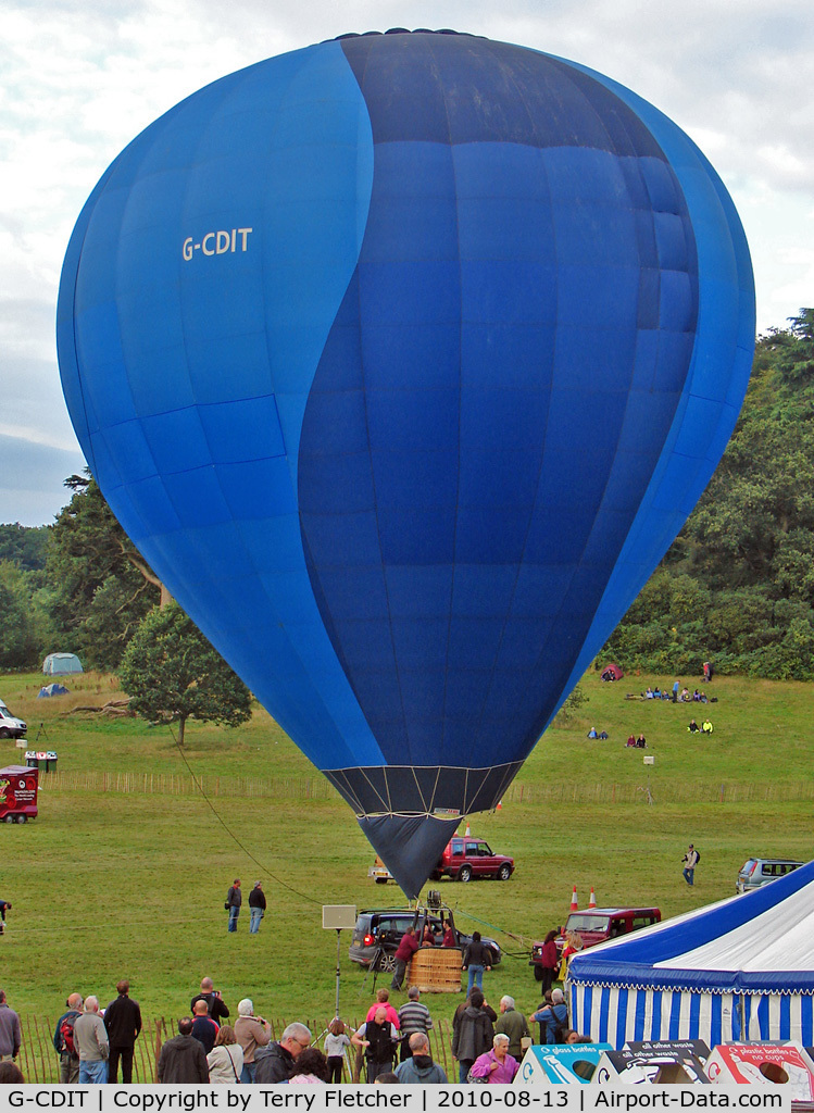 G-CDIT, 2005 Cameron Balloons Z-105 C/N 10702, 2005 Cameron Balloons Ltd CAMERON Z-105, c/n: 10702 at 2010 Bristol Balloon Fiesta