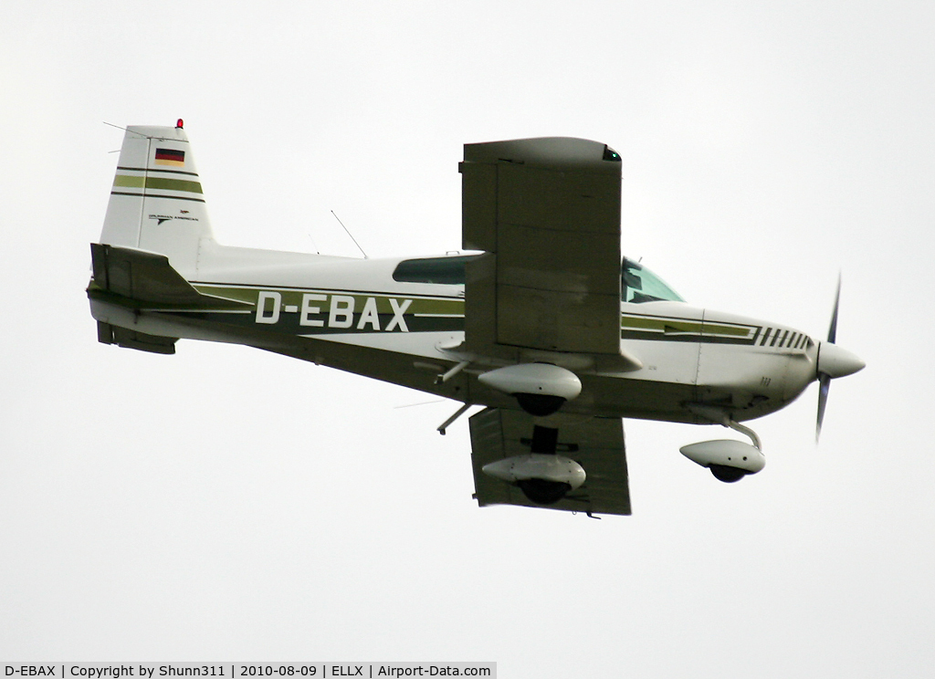 D-EBAX, Grumman American AA-5 Traveler Traveler C/N AA5-111, Landing rwy 24