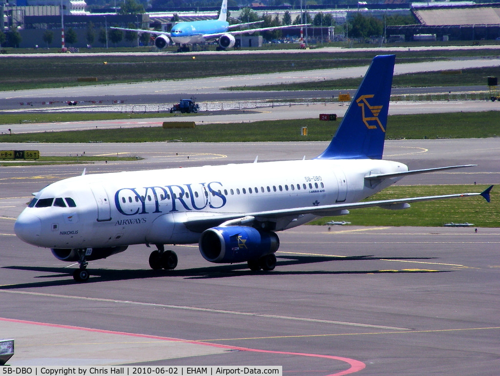 5B-DBO, 2002 Airbus A319-132 C/N 1729, Cyprus Airways