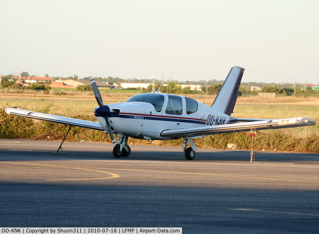 OO-KNK, 1989 Socata TB-20 Trinidad C/N 1013, Parked at the General Aviation area...