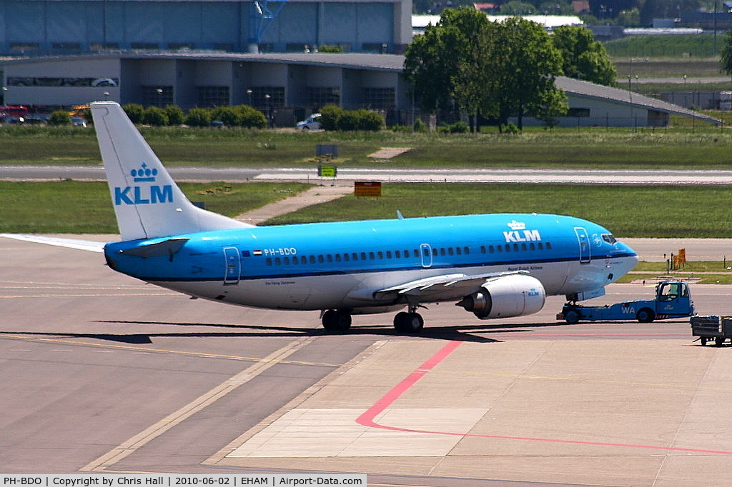 PH-BDO, 1988 Boeing 737-306 C/N 24262, KLM Royal Dutch Airlines