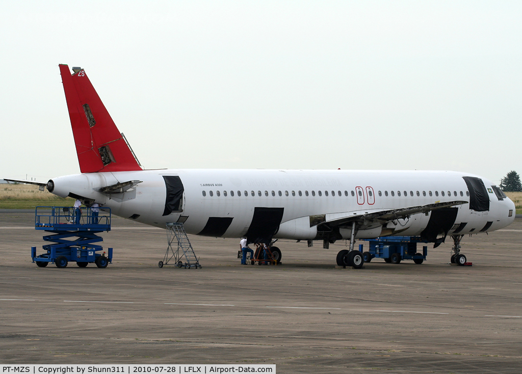 PT-MZS, 1991 Airbus A320-231 C/N 0251, Scrapping process...