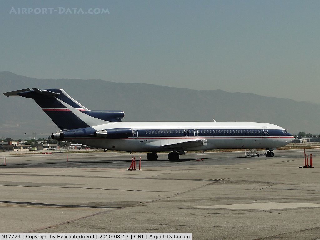 N17773, 1975 Boeing 727-227 C/N 21045, Waiting for passengers on the southside of Ontario
