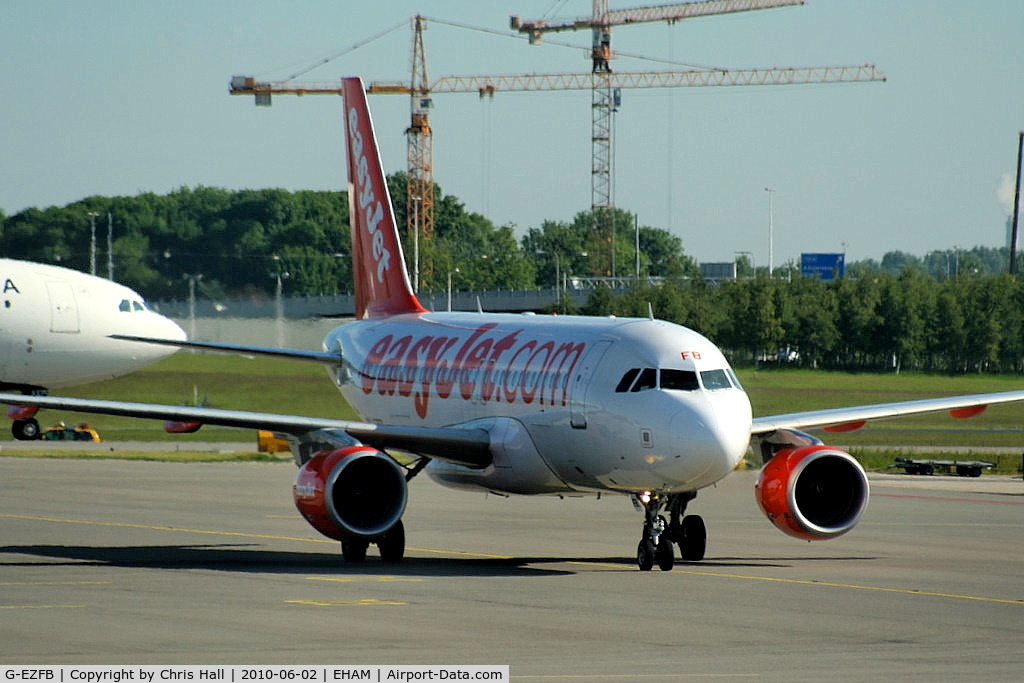 G-EZFB, 2009 Airbus A319-111 C/N 3799, easyjet