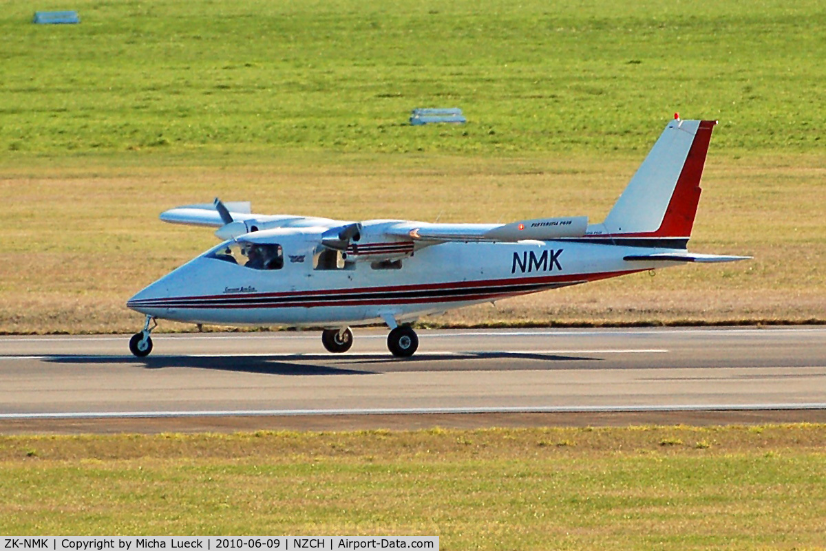 ZK-NMK, Partenavia P-68B C/N 114, At Christchurch