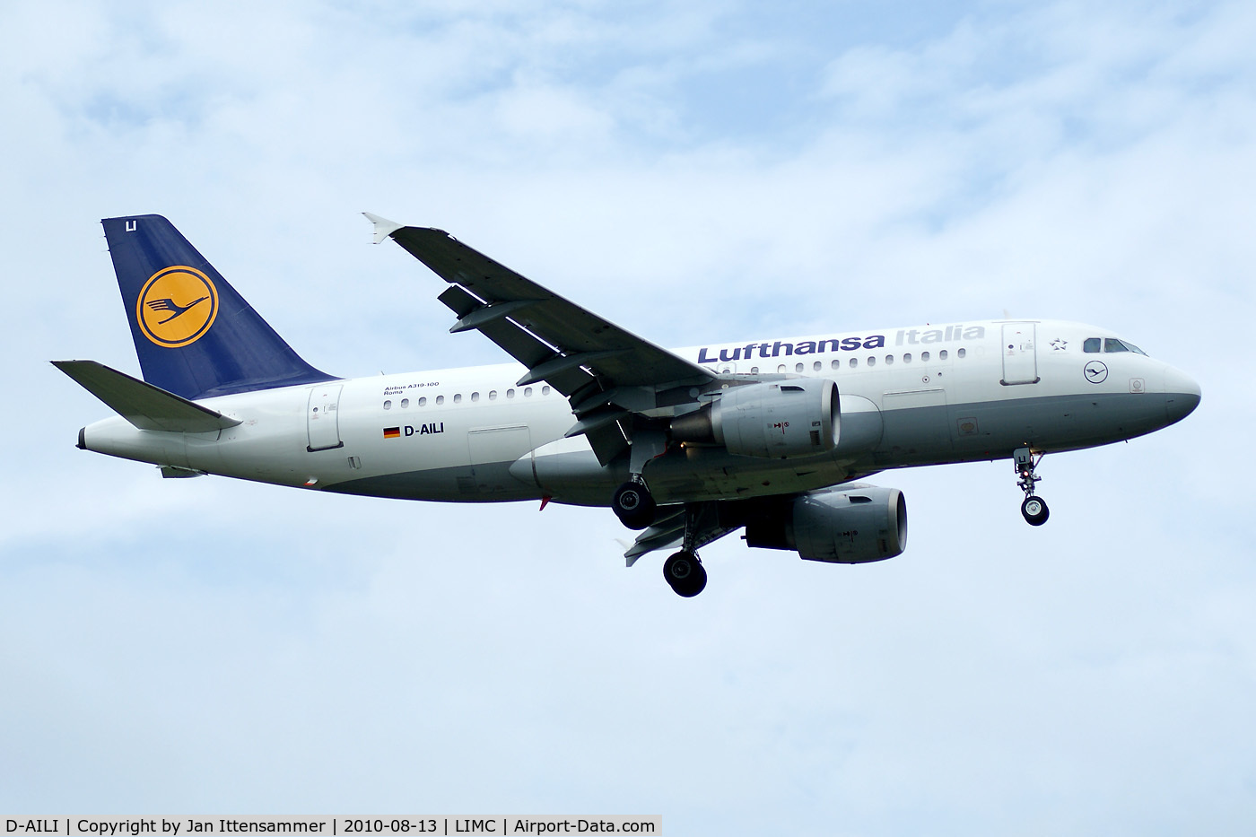 D-AILI, 1997 Airbus A319-114 C/N 651, Lufthansa Italia @ Malpensa