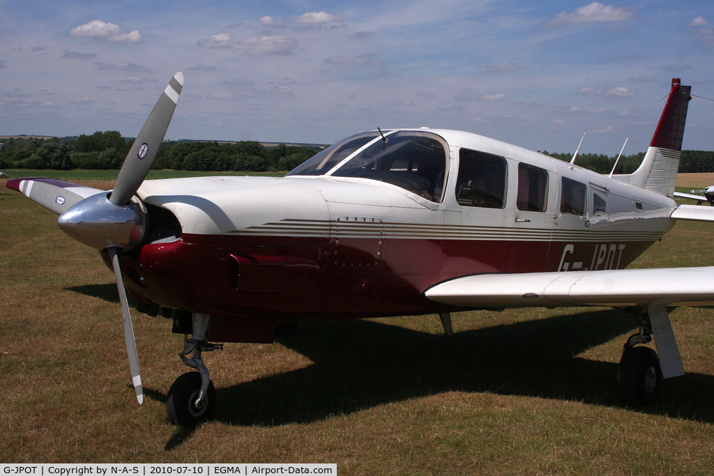 G-JPOT, 1981 Piper PA-32R-301 Saratoga SP C/N 32R-8113065, Based