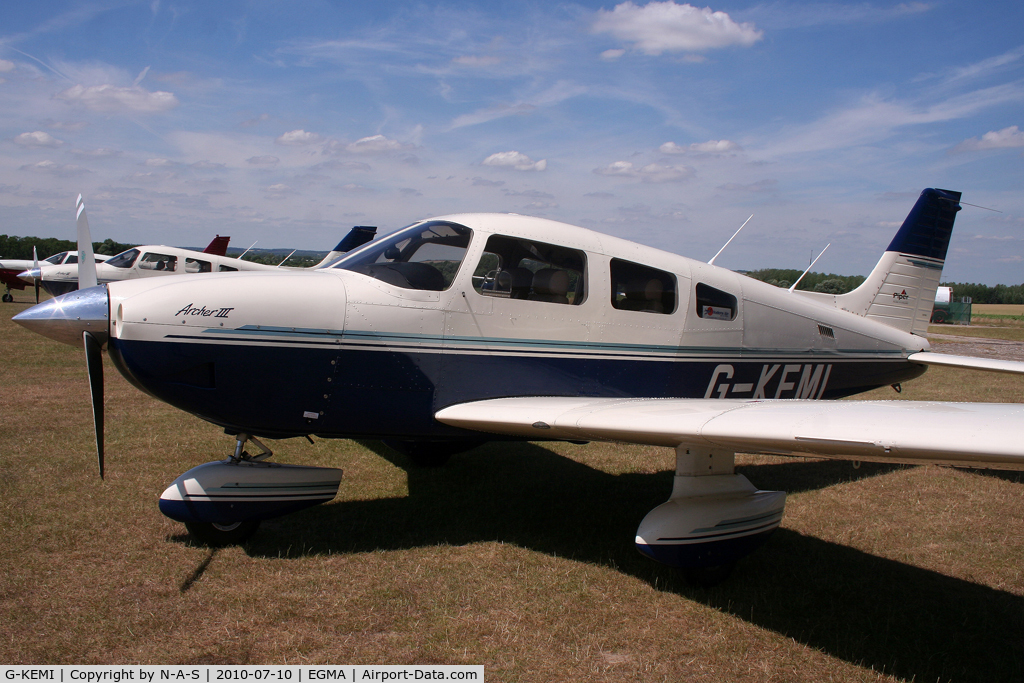 G-KEMI, 1998 Piper PA-28-181 Cherokee Archer III C/N 28-43180, Based