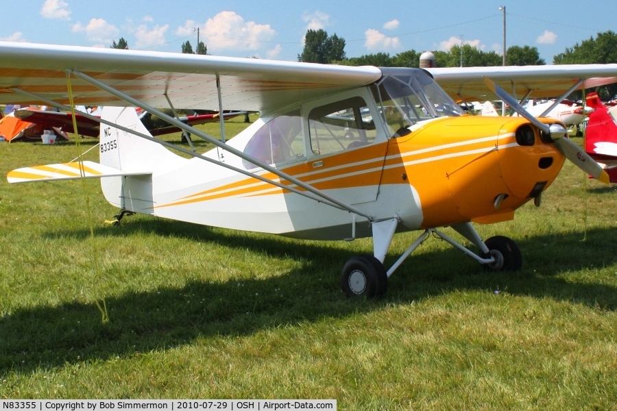 N83355, 1946 Aeronca 7AC Champion C/N 7AC-2022, Airventure 2010 - Oshkosh, Wisconsin