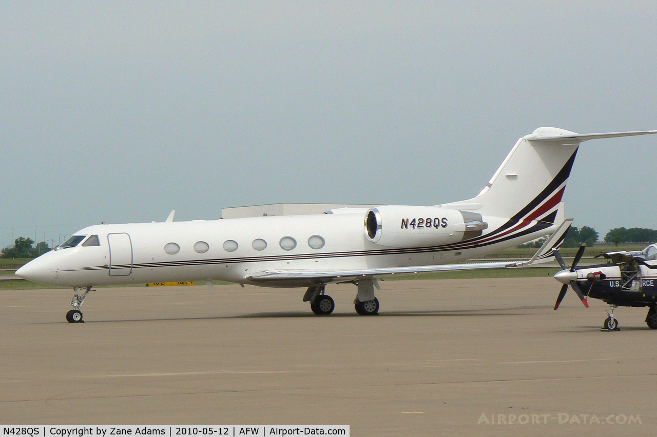 N428QS, 1998 Gulfstream Aerospace G-IV C/N 1328, At Alliance Airport - Fort Worth, TX