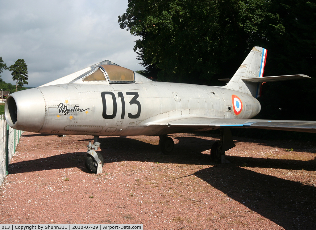 013, Dassault Mystere IIC C/N 013, S/n 013 - Preserved inside Savigny-les-Beaune Museum... was a prototype...