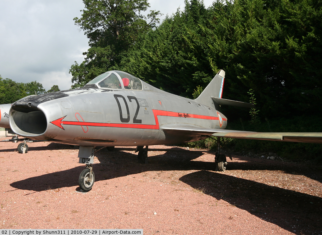 02, Dassault Super Mystere B.2 C/N 02, S/n 02 - Preserved at Savigny-les-Beaune Museum... Was a prototype...