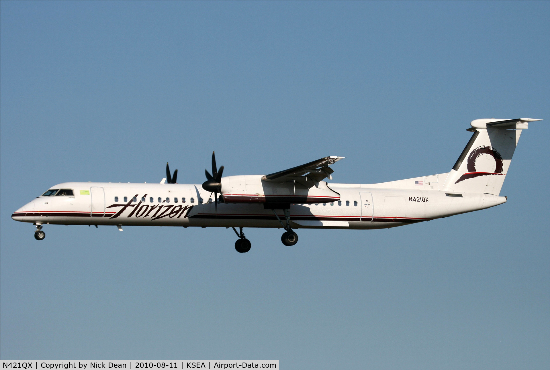 N421QX, 2007 De Havilland Canada DHC-8-402 Dash 8 C/N 4149, KSEA