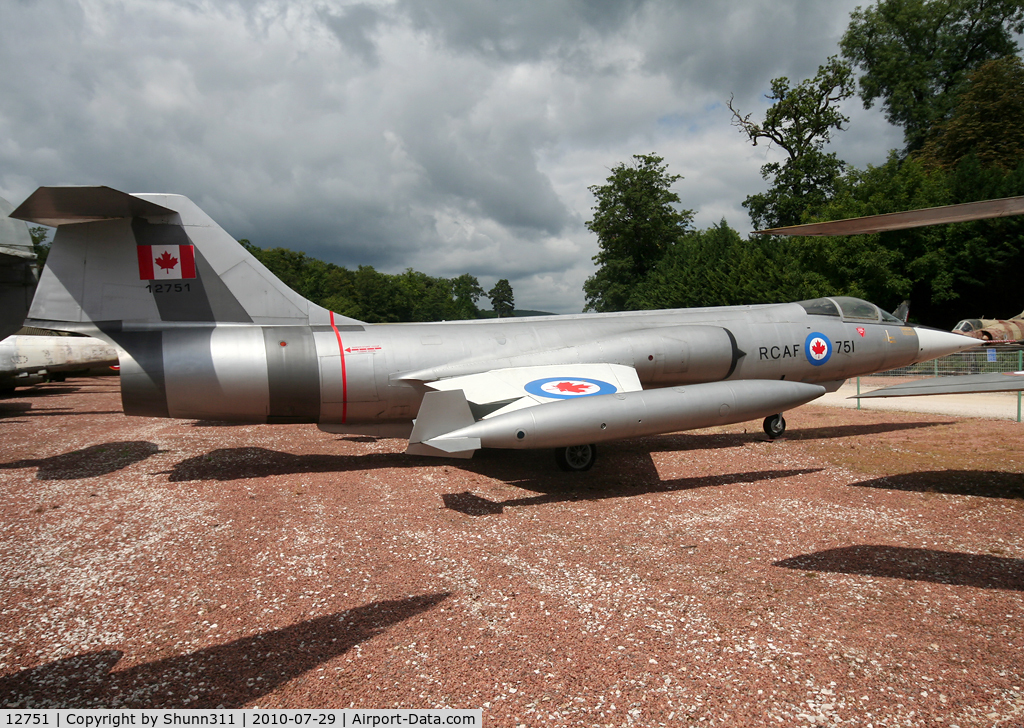 12751, Canadair CF-104 Starfighter C/N 683A-1099, S/n 1099 - CF-104 preserved inside Savigny-les-Beaune Museum...