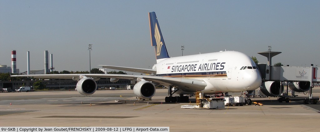 9V-SKB, 2006 Airbus A380-841 C/N 005, au T1