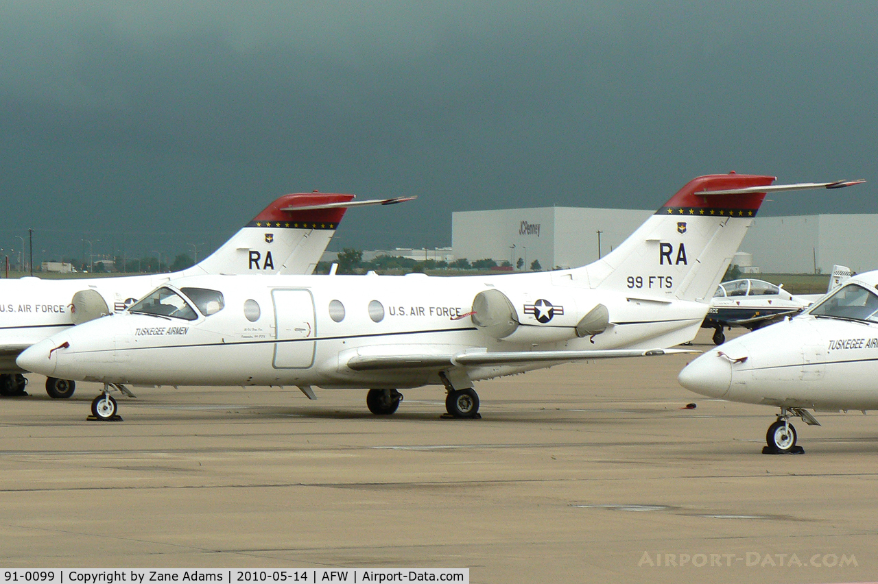 91-0099, 1991 Beechcraft T-1A Jayhawk C/N TT-40, At Alliance Airport, Fort Worth, TX