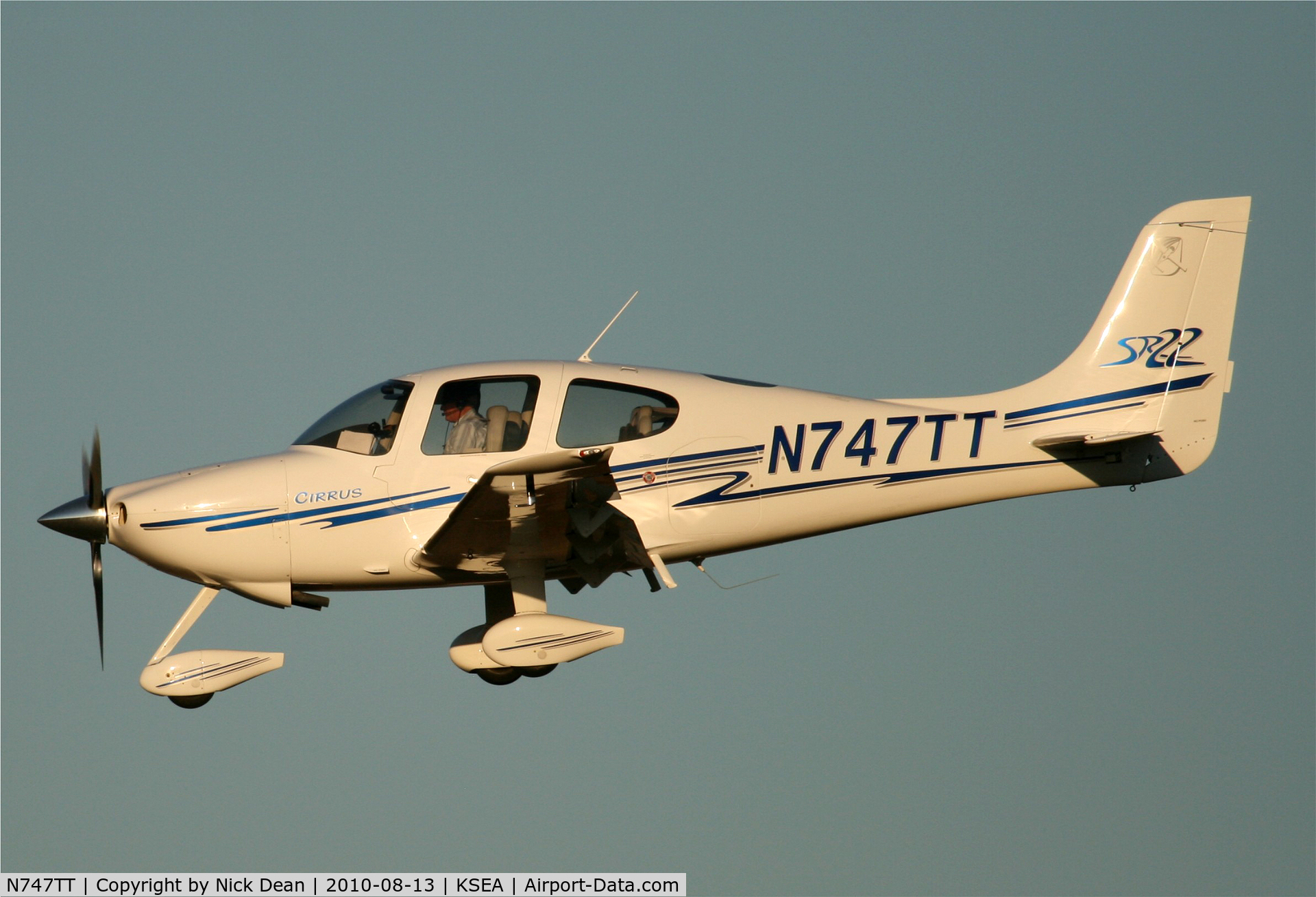 N747TT, 2003 Cirrus SR22 C/N 0481, KSEA