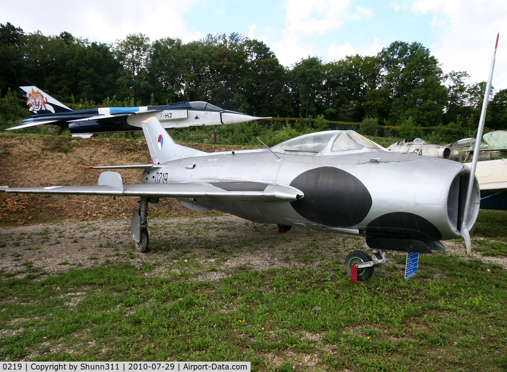 0219, Aero S-105 (MiG-19S) C/N 050219, S/n 050219 - Czech Air Force MiG-19S preserved inside Savigny-les-Beaune Museum...