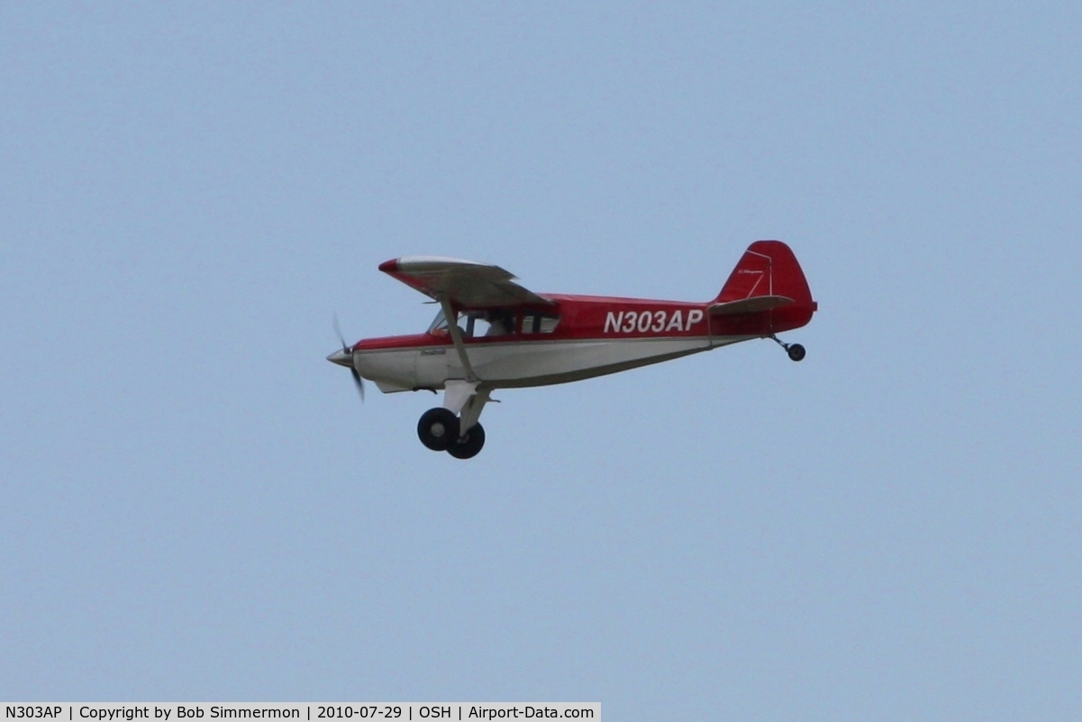 N303AP, 2003 Avipro Bearhawk C/N 02-01/02-444, Arriving at Airventure 2010 - Oshkosh, Wisconsin