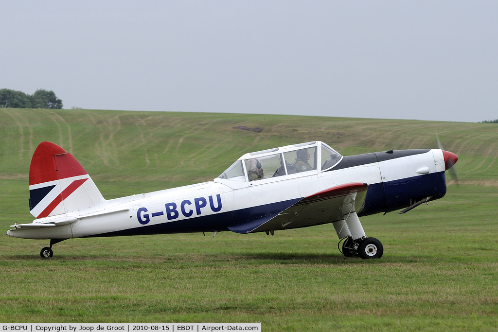 G-BCPU, 1953 De Havilland DHC-1 Chipmunk T.10 C/N C1/0839, oldtimer fly-in 2010