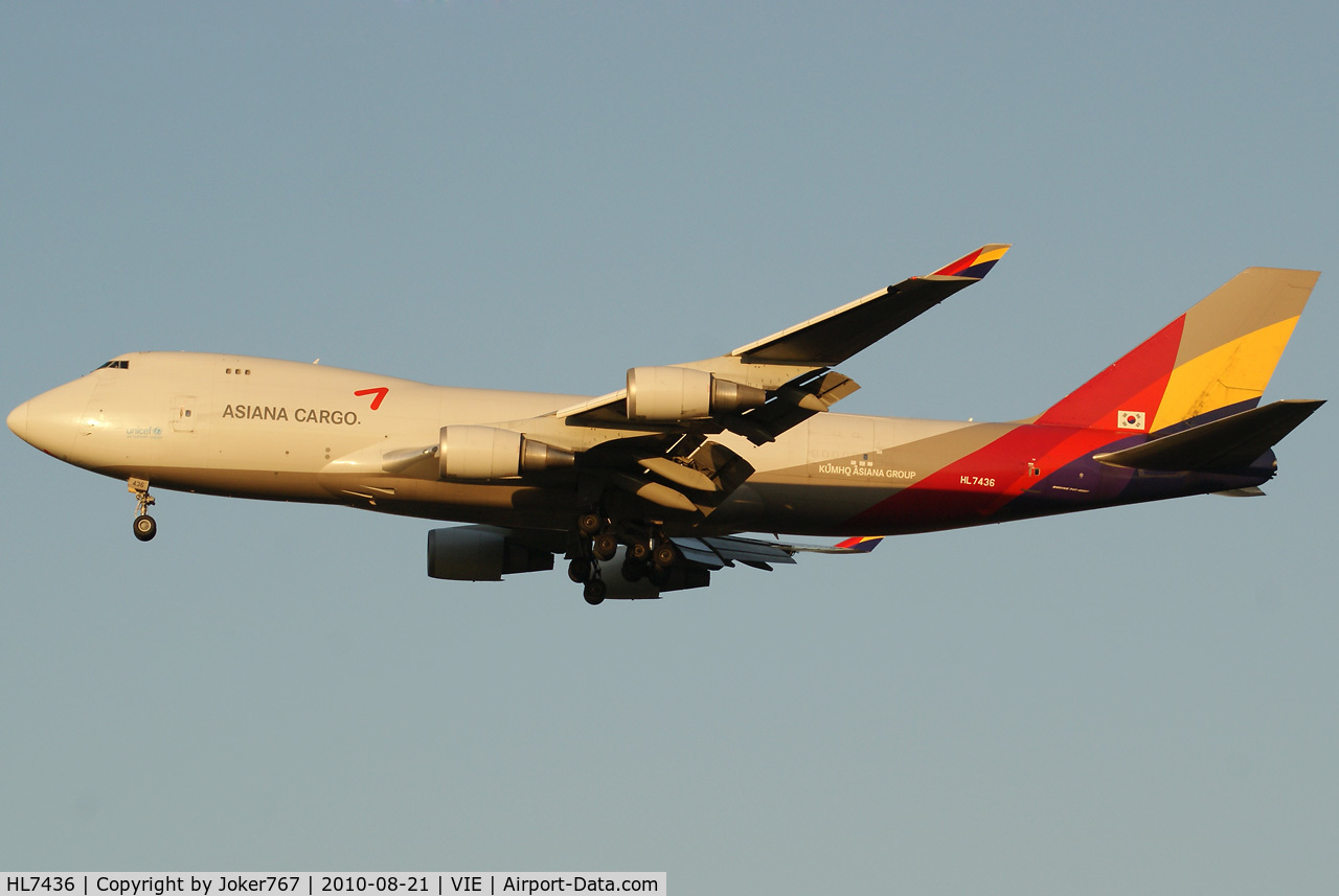 HL7436, 2002 Boeing 747-48EF (SCD) C/N 29170, Asiana Cargo