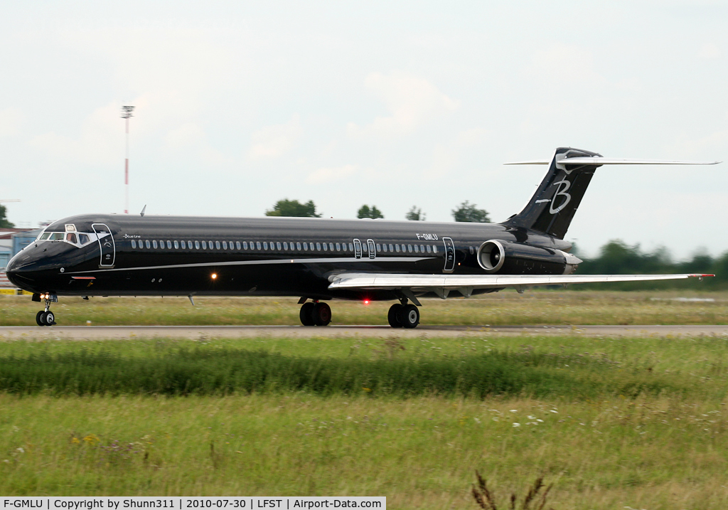 F-GMLU, 1986 McDonnell Douglas MD-83 (DC-9-83) C/N 49398, Taking off rwy 23