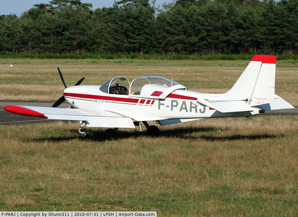 F-PARJ, Kieger AK-2R C/N 01, Parked near the glider hangar...