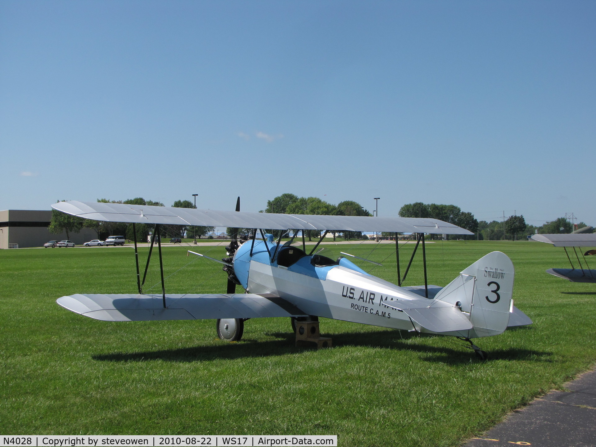 N4028, 1927 Swallow OX-5 Swallow C/N 899, @ Pioneer Airport Oshkosh WI USA