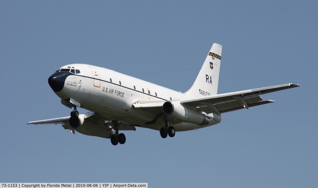 73-1153, 1973 Boeing CT-43A C/N 20700, T-43A