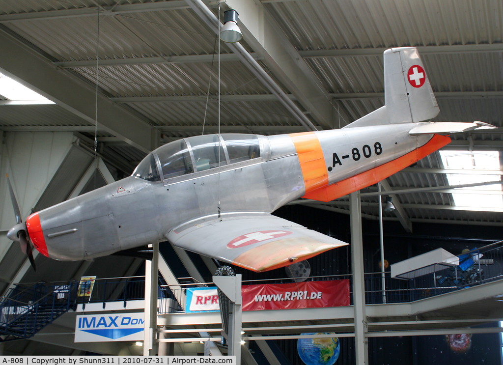 A-808, Pilatus P3-03 C/N 325-7, Preserved at the Technik Museum Speyer