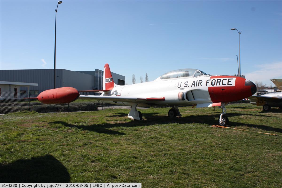 51-4230, 1951 Lockheed T-33A Shooting Star C/N 580-5524, on display at Ailes Anciennes Toulouse